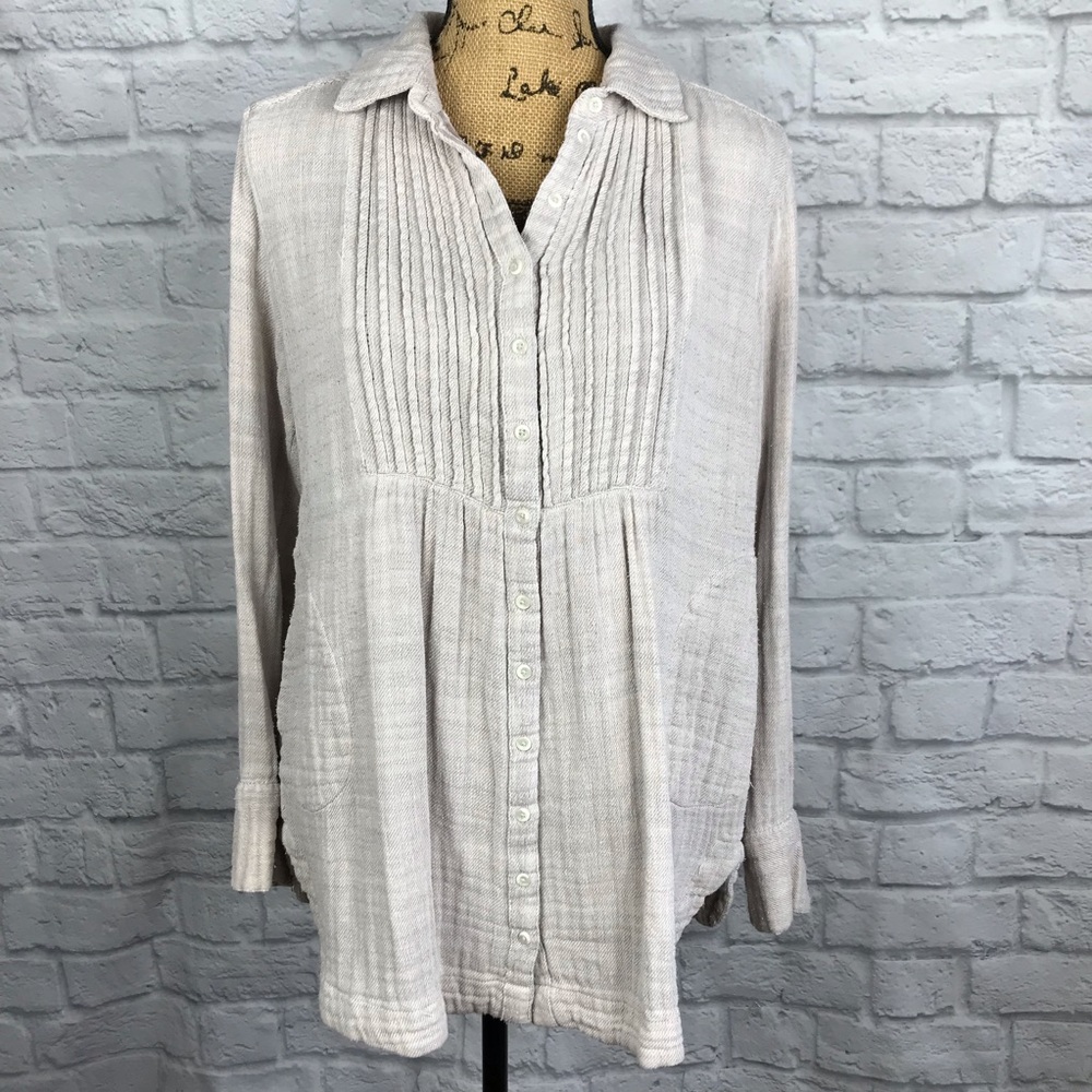 FREE PEOPLE Light Purple Flannel | Medium